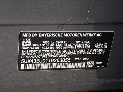 2026 BMW X5 xDrive50e Plug-In Hybrid