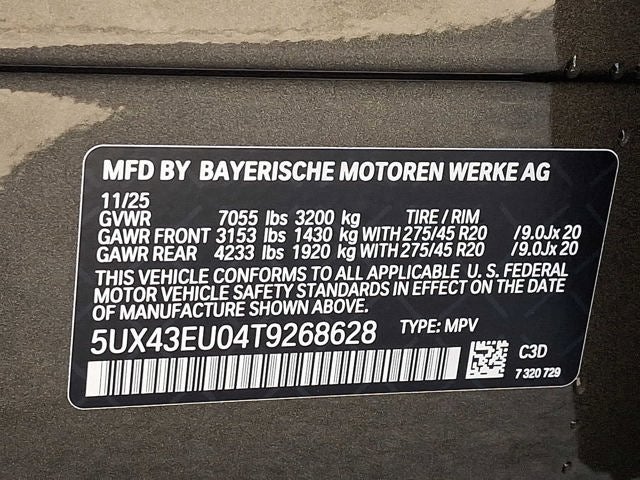 2026 BMW X5 xDrive50e Plug-In Hybrid