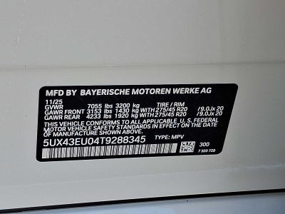 2026 BMW X5 xDrive50e Plug-In Hybrid