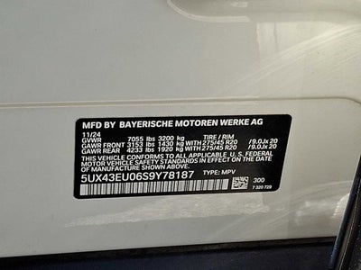 2025 BMW X5 xDrive50e Plug-In Hybrid