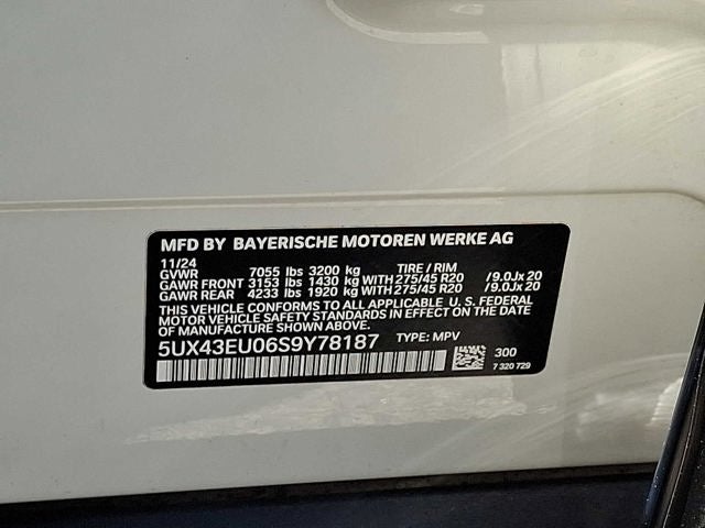 2025 BMW X5 xDrive50e Plug-In Hybrid