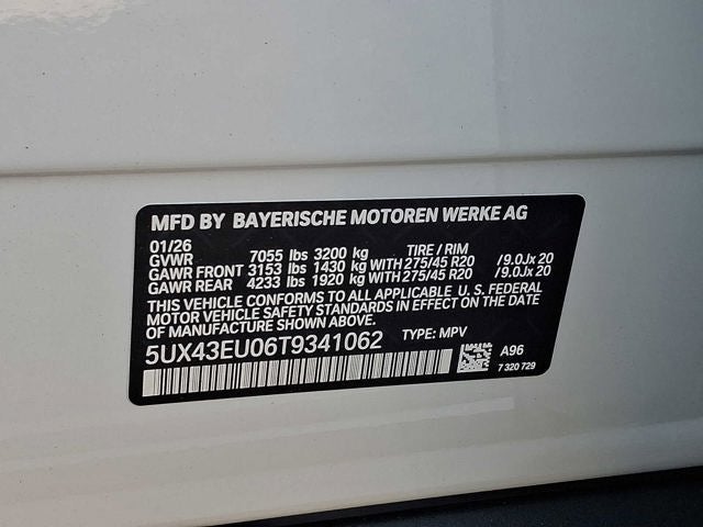 2026 BMW X5 xDrive50e Plug-In Hybrid