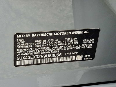 2024 BMW X6 M60i Sports Activity Coupe