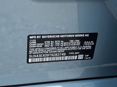 2026 BMW X6 M60i Sports Activity Coupe