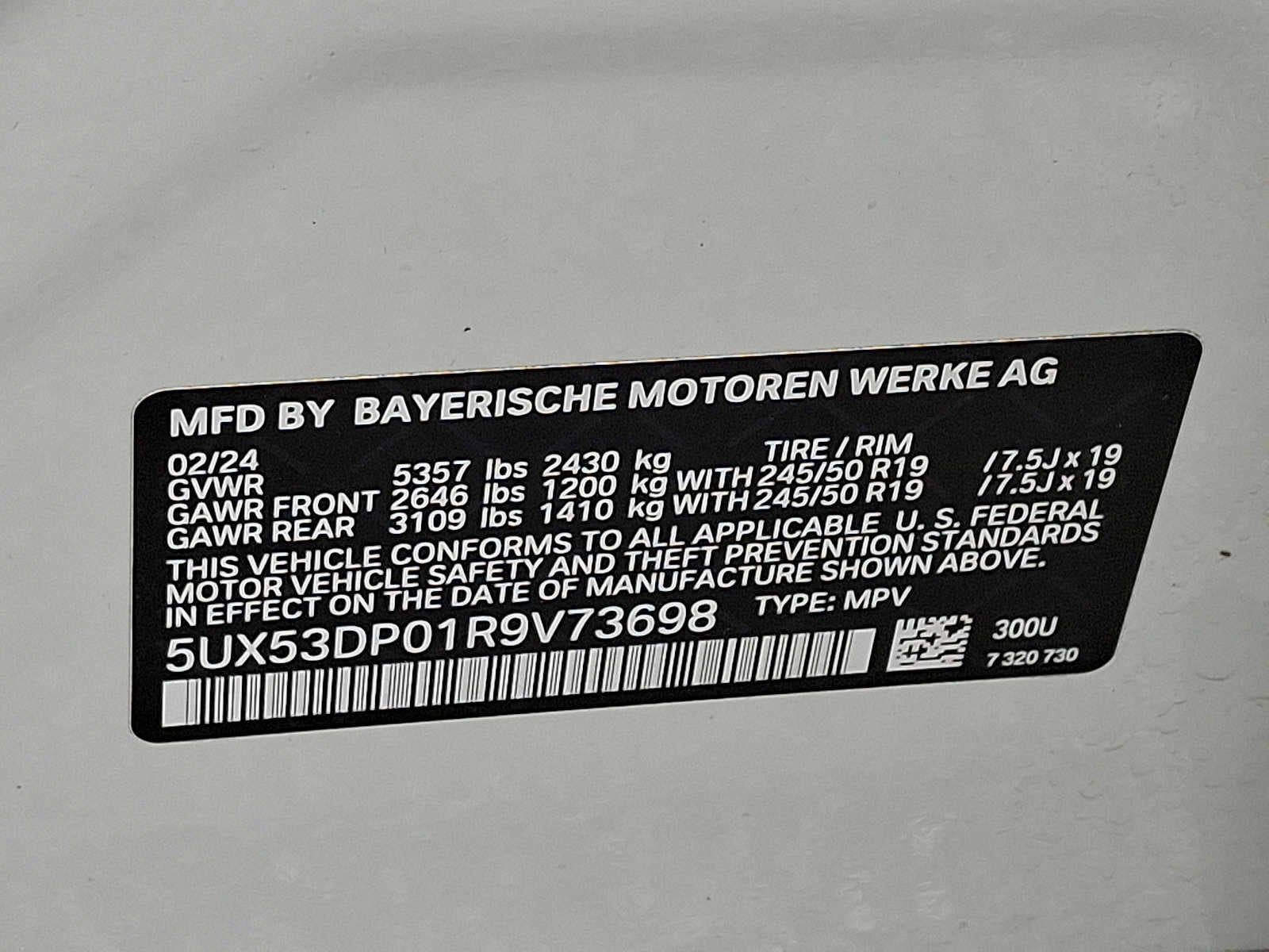 2024 BMW X3 xDrive30i Sports Activity Vehicle