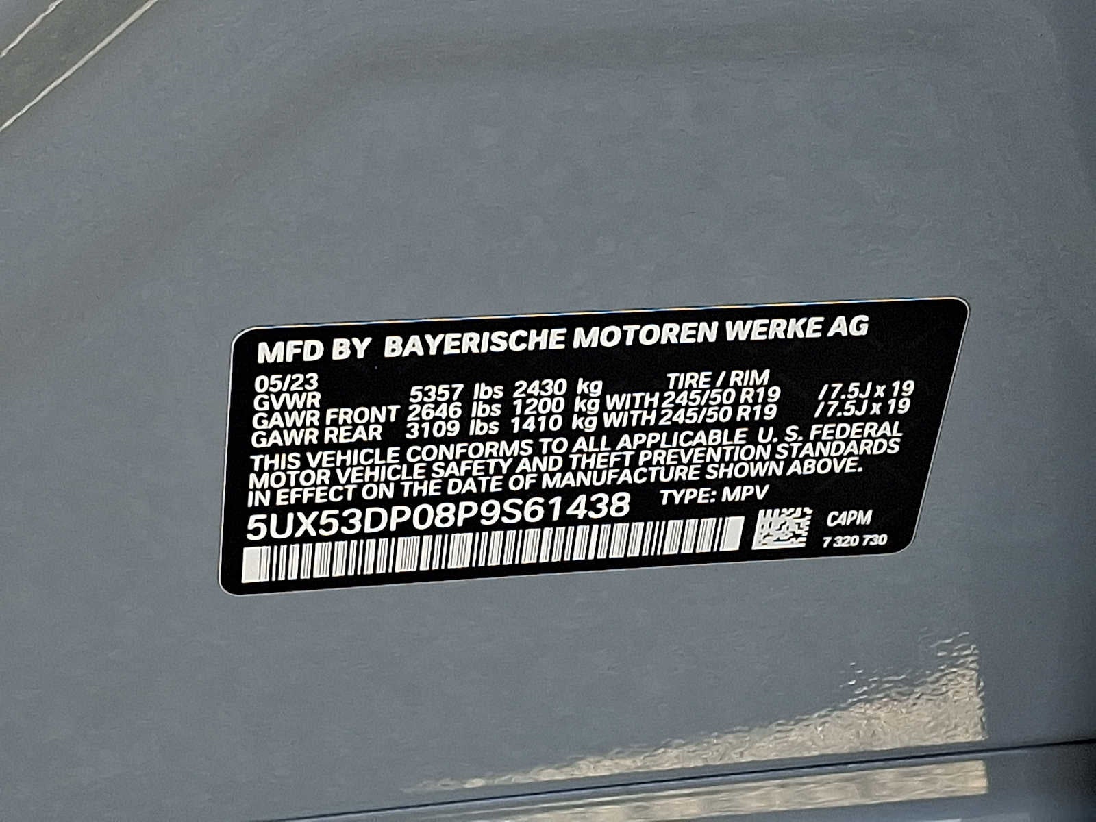 2023 BMW X3 xDrive30i Sports Activity Vehicle