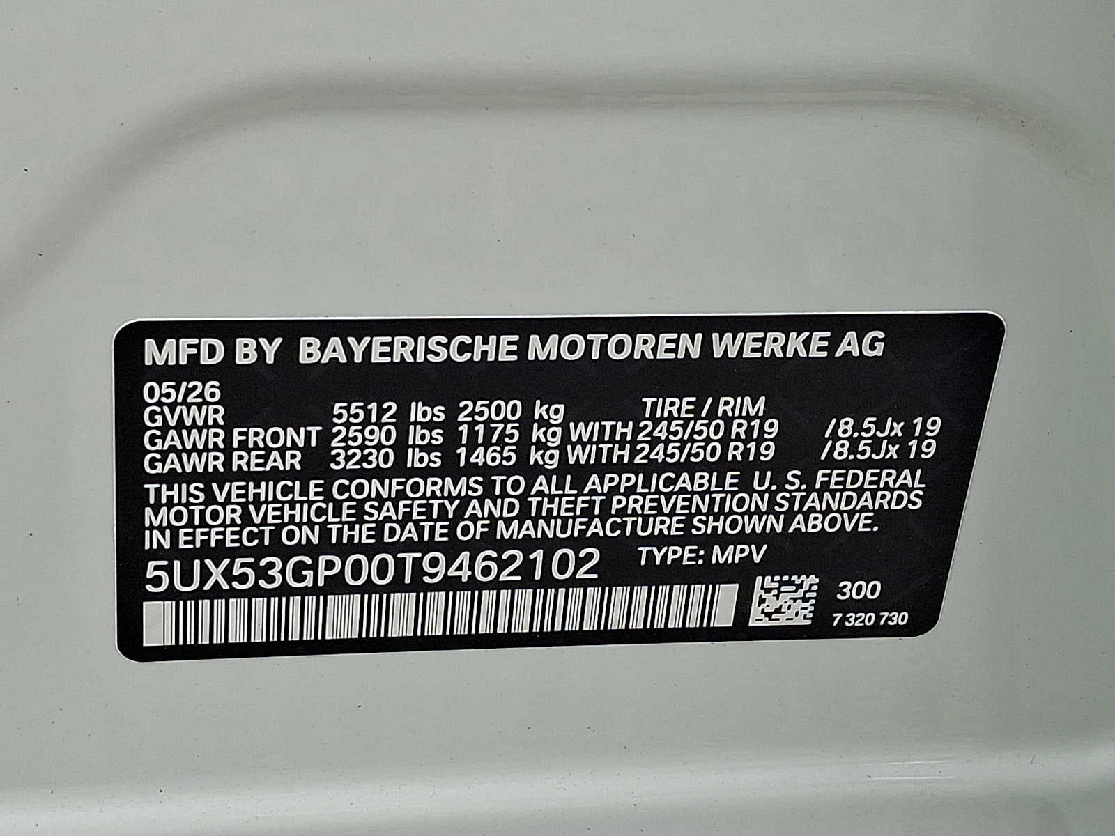 2026 BMW X3 30 xDrive Sports Activity Vehicle