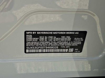 2026 BMW X3 30 xDrive Sports Activity Vehicle