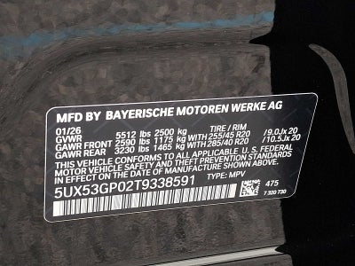 2026 BMW X3 30 xDrive Sports Activity Vehicle