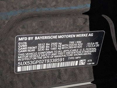 2026 BMW X3 30 xDrive Sports Activity Vehicle