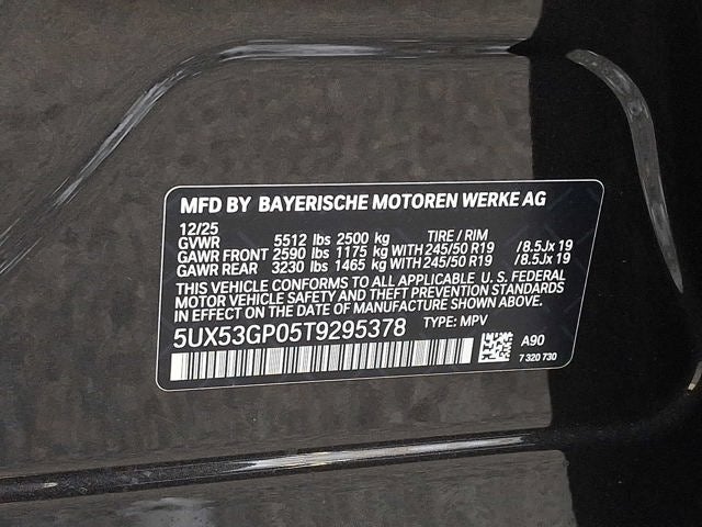 2026 BMW X3 30 xDrive Sports Activity Vehicle