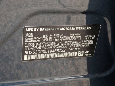 2026 BMW X3 30 xDrive Sports Activity Vehicle