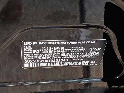 2026 BMW X3 30 xDrive Sports Activity Vehicle