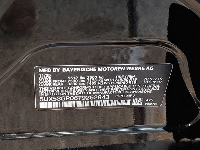 2026 BMW X3 30 xDrive Sports Activity Vehicle