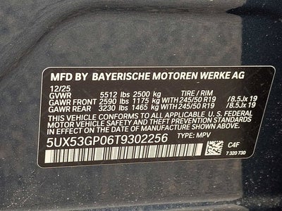 2026 BMW X3 30 xDrive Sports Activity Vehicle