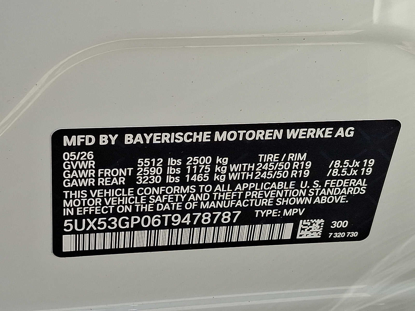 2026 BMW X3 30 xDrive Sports Activity Vehicle