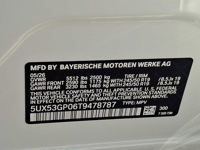 2026 BMW X3 30 xDrive Sports Activity Vehicle