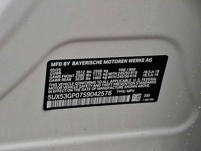 2025 BMW X3 30 xDrive Sports Activity Vehicle