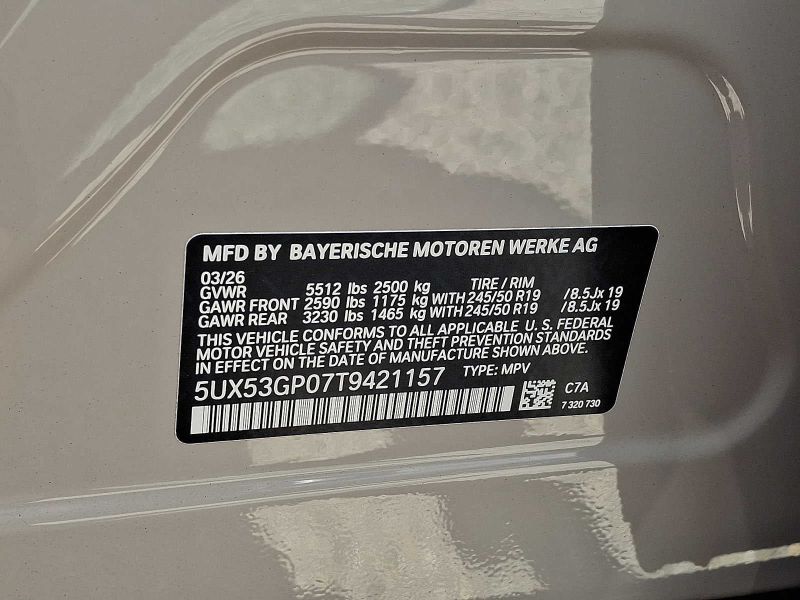 2026 BMW X3 30 xDrive Sports Activity Vehicle