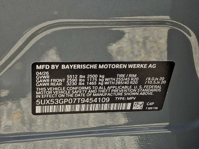 2026 BMW X3 30 xDrive Sports Activity Vehicle