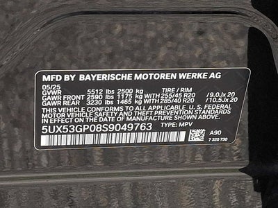 2025 BMW X3 30 xDrive Sports Activity Vehicle