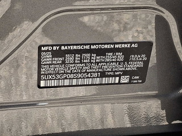 2025 BMW X3 30 xDrive Sports Activity Vehicle