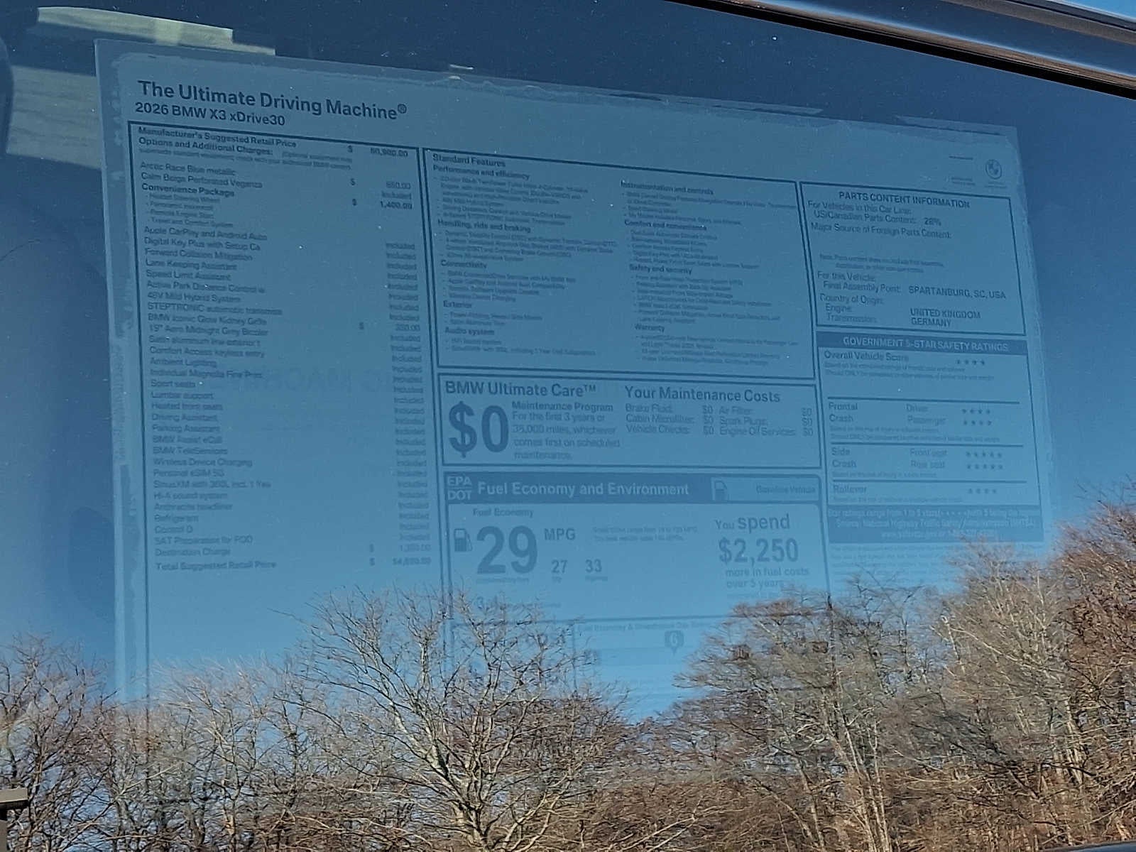 2026 BMW X3 30 xDrive Sports Activity Vehicle