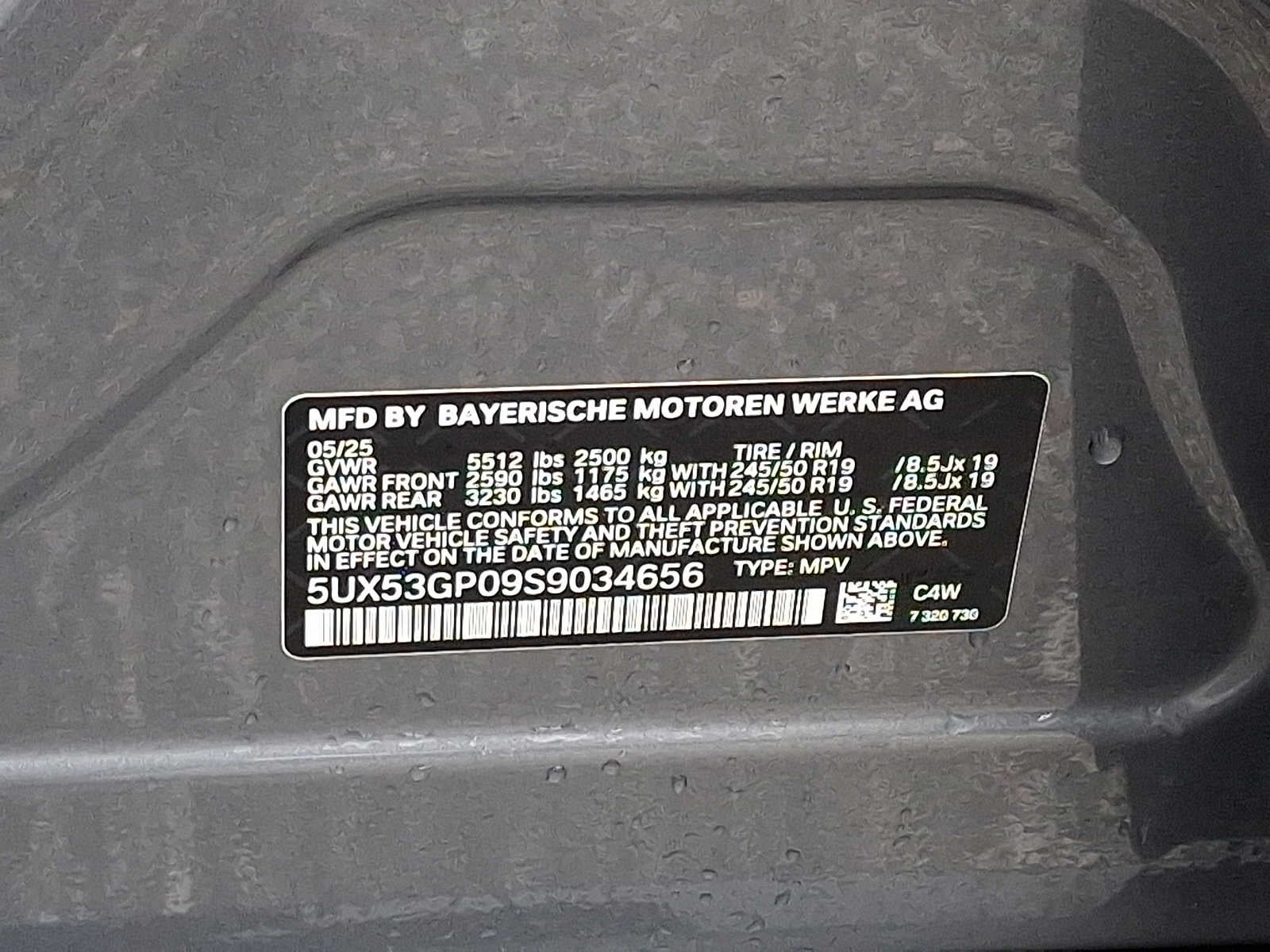 2025 BMW X3 30 xDrive Sports Activity Vehicle