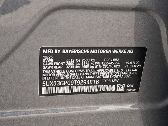 2026 BMW X3 30 xDrive Sports Activity Vehicle