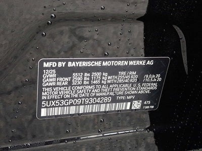 2026 BMW X3 30 xDrive Sports Activity Vehicle