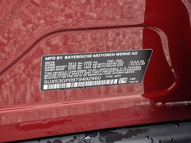 2026 BMW X3 30 xDrive Sports Activity Vehicle