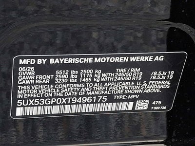 2026 BMW X3 30 xDrive Sports Activity Vehicle