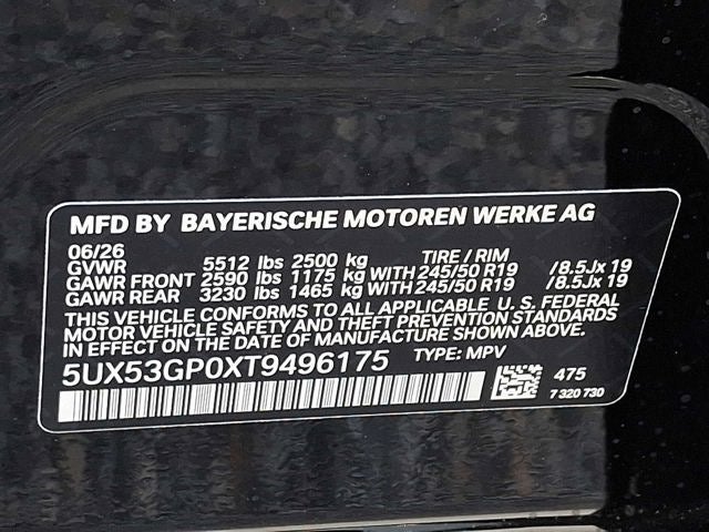2026 BMW X3 30 xDrive Sports Activity Vehicle