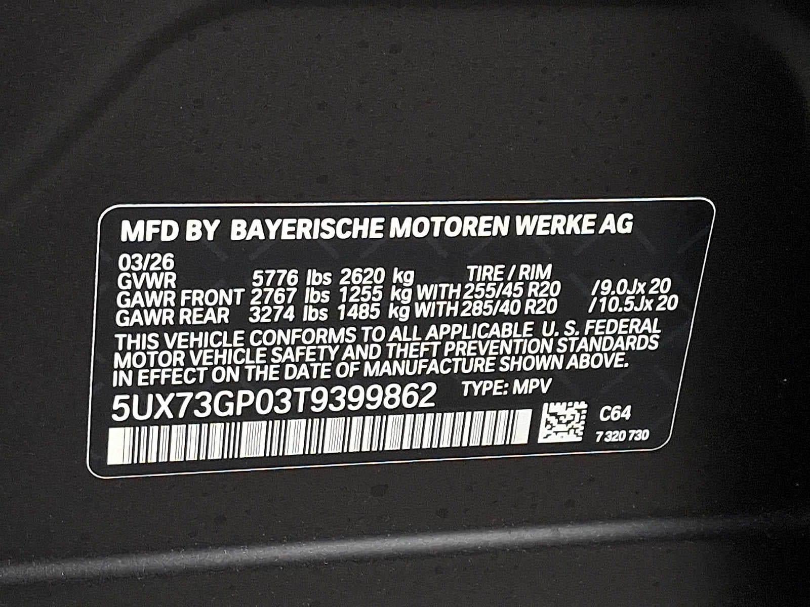2026 BMW X3 M50 xDrive Sports Activity Vehicle