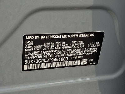 2026 BMW X3 M50 xDrive Sports Activity Vehicle