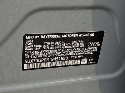 2026 BMW X3 M50 xDrive Sports Activity Vehicle