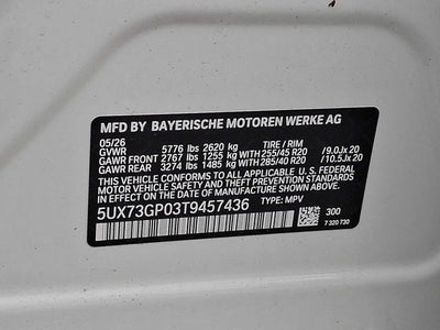 2026 BMW X3 M50 xDrive Sports Activity Vehicle
