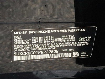 2023 BMW X5 xDrive40i Sports Activity Vehicle