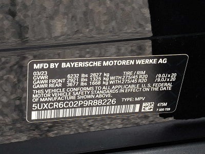2023 BMW X5 xDrive40i Sports Activity Vehicle
