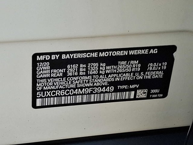 2021 BMW X5 xDrive40i Sports Activity Vehicle