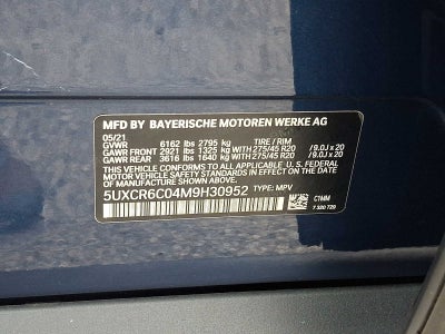 2021 BMW X5 xDrive40i Sports Activity Vehicle