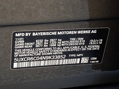 2022 BMW X5 xDrive40i Sports Activity Vehicle