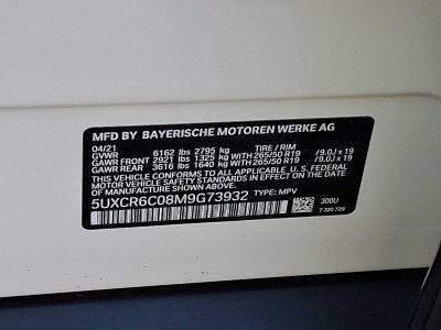 2021 BMW X5 xDrive40i Sports Activity Vehicle