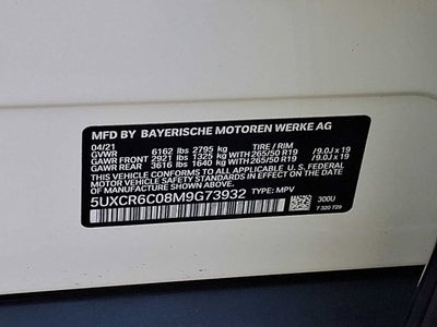 2021 BMW X5 xDrive40i Sports Activity Vehicle