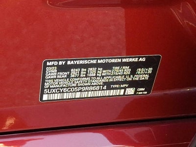 2023 BMW X6 xDrive40i Sports Activity Coupe