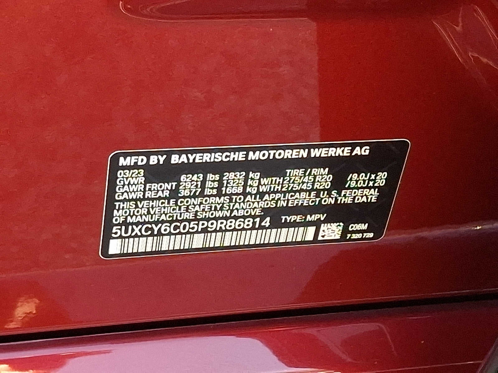 2023 BMW X6 xDrive40i Sports Activity Coupe