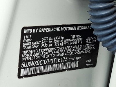 2017 BMW X3 xDrive28i Sports Activity Vehicle