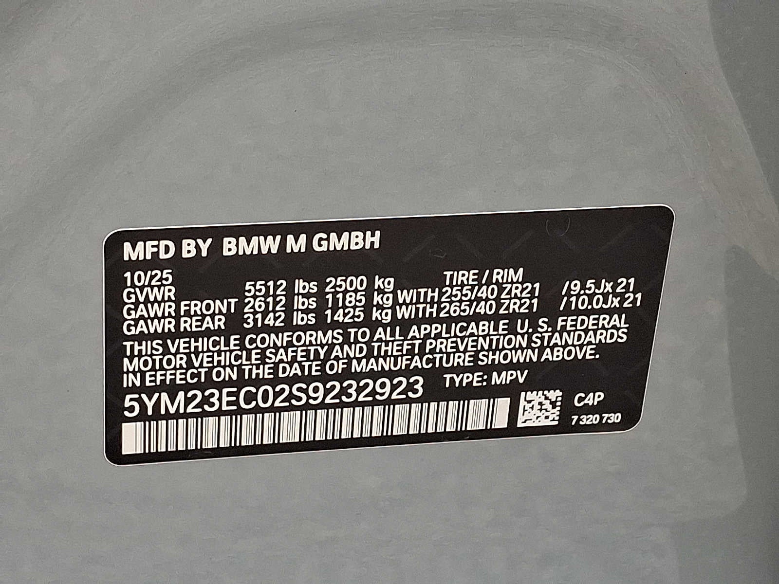 2025 BMW X4 M Sports Activity Coupe