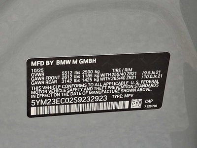 2025 BMW X4 M Sports Activity Coupe