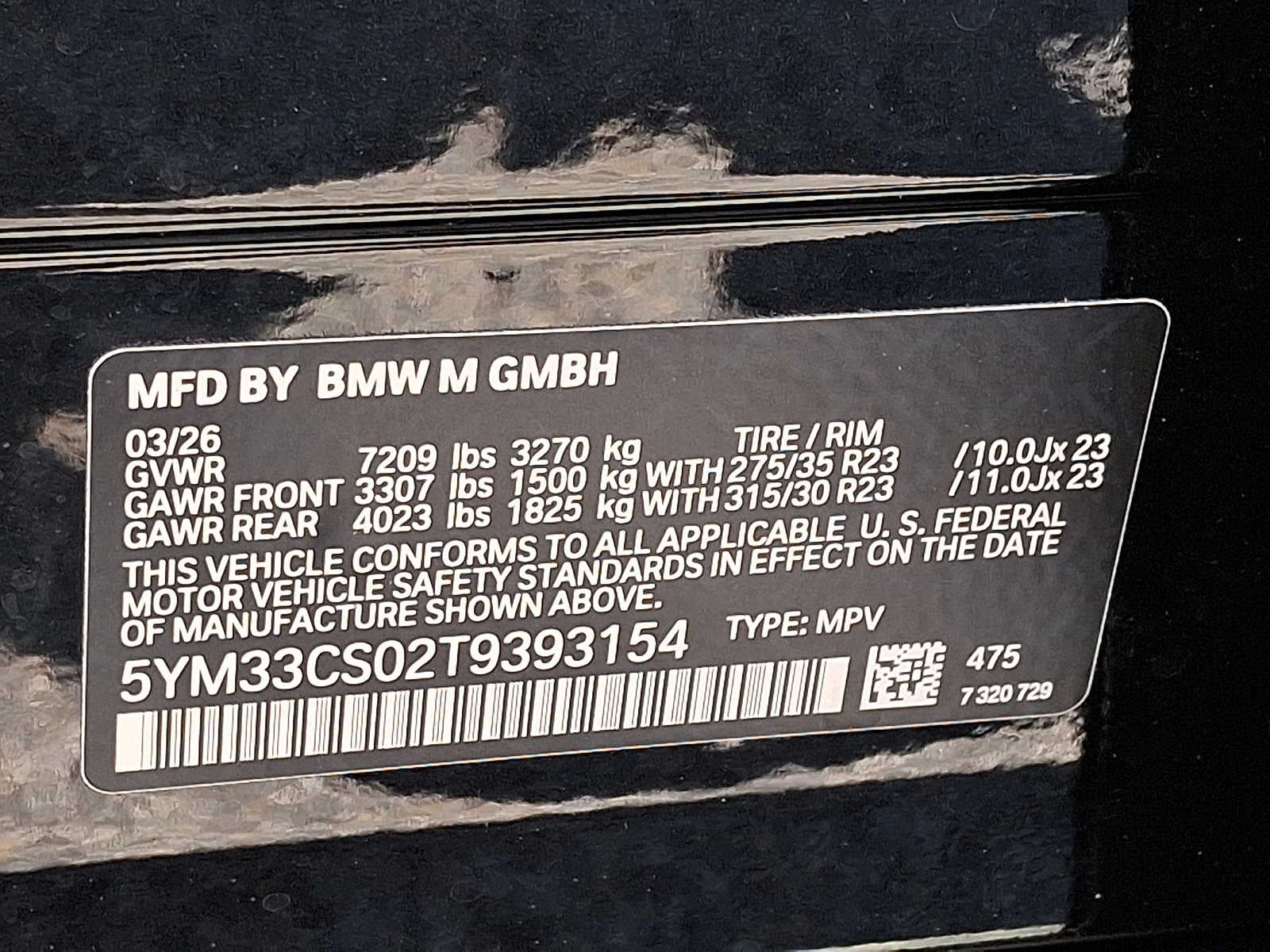 2026 BMW XM Label Sports Activity Vehicle